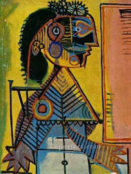  walter - Portrait of a woman with a green collar Marie Therese Walter 1938 Pablo Picasso